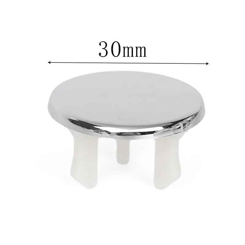 20/1pcs Wash Basin Plastic Overflow Rings Electroplated Sink Protector Scratch Universal 22-24mm Installation Bath Accessory