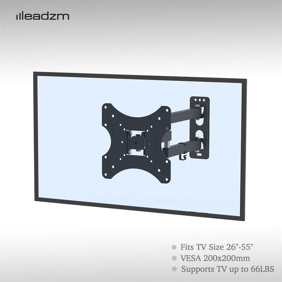 TV Monitor TV Mounts LCD LED Monitor Wall Mount Bracket Adjustable TV Screen Holder TV Frame Support For 17-42 Inches TV