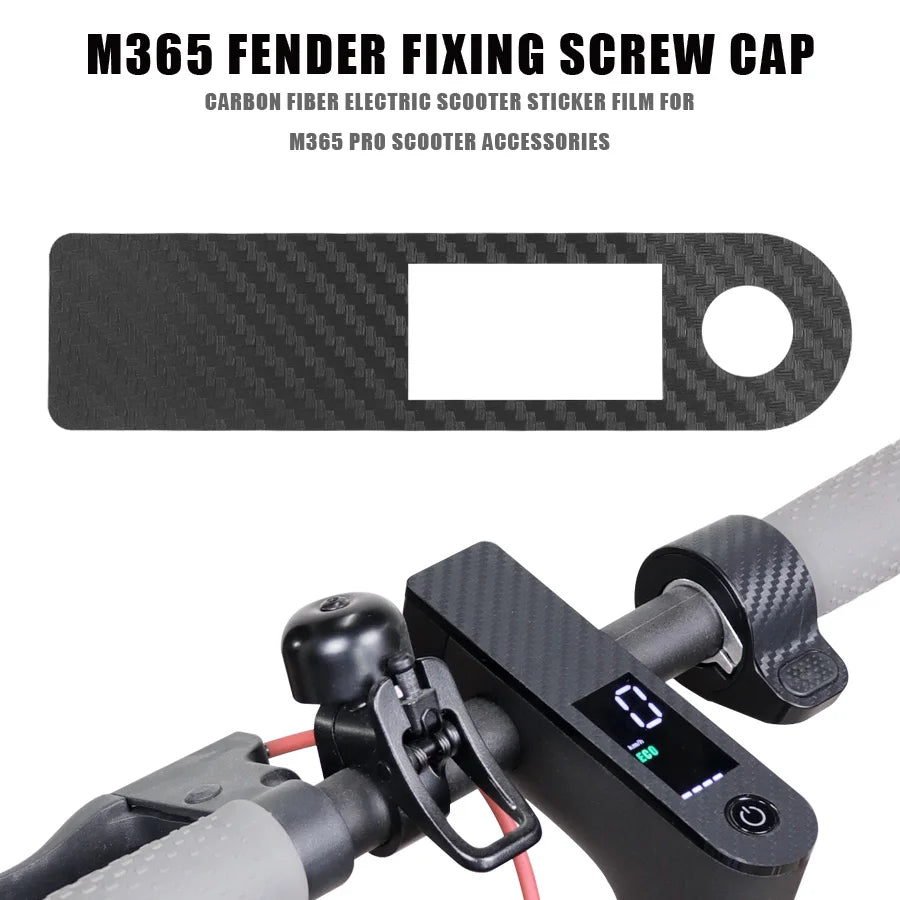 Protective Film Scooter Accessories Scooter Central Carbon Fiber PVC Sticker for Xiaomi M365 Pro Electric Scooter Accessories