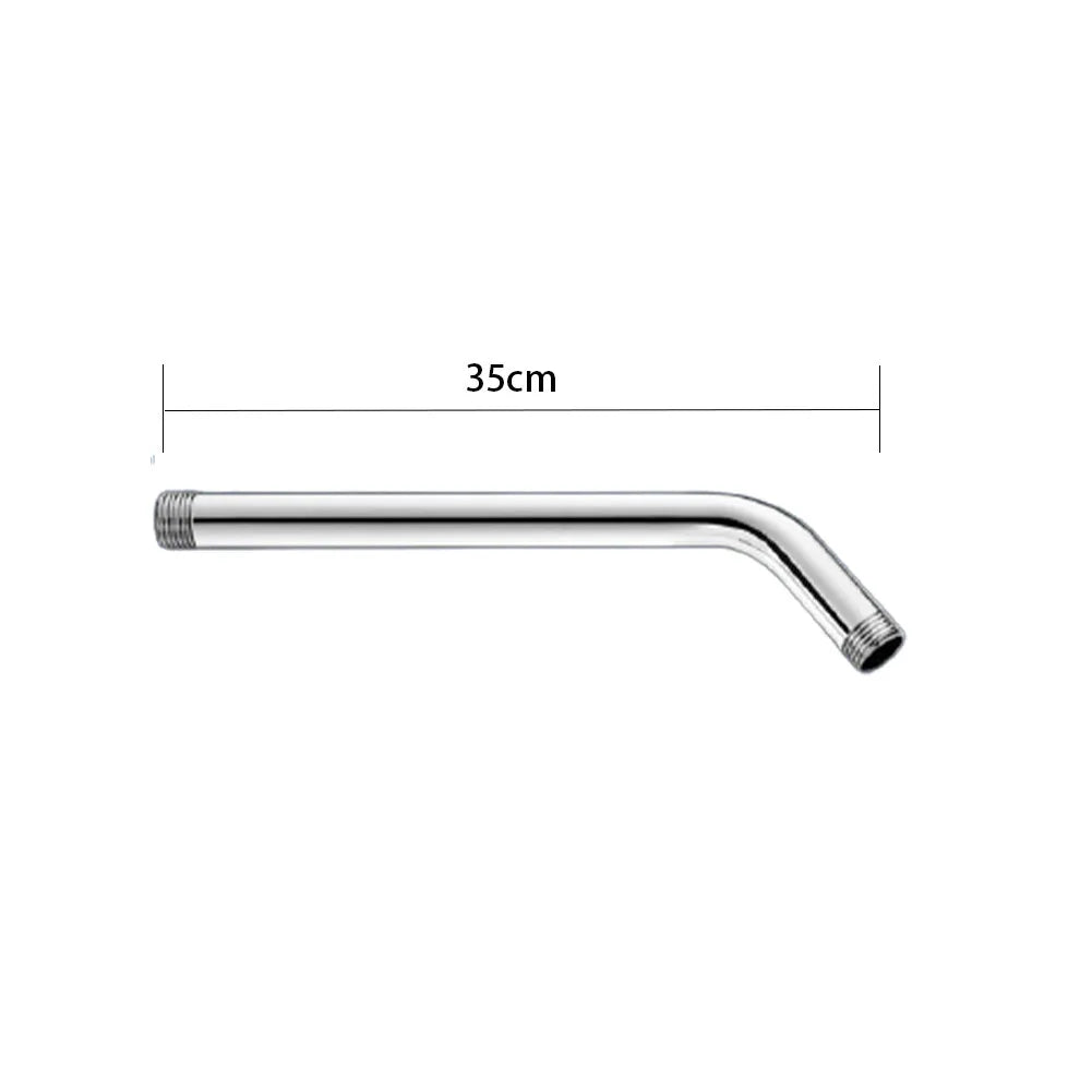 1PC Wall Shower Arm Shower Head Extension Pipe Stainless Steel Arm Bracket Bathroom Home Accessories