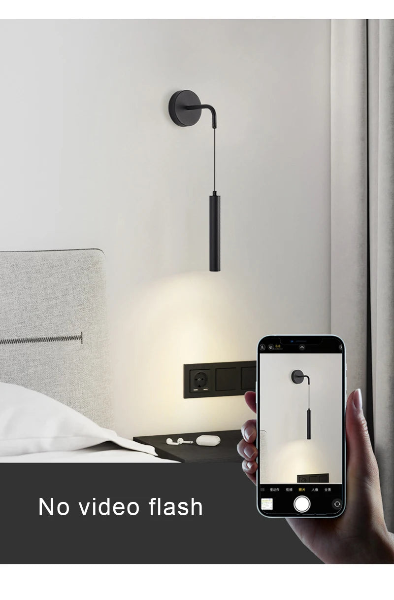 Modern Wall Lamp LED Wall Light Simplicity Spotlights Wall Sconces Indoor Lighting Room Decor For Bedroom Living Room Bedside