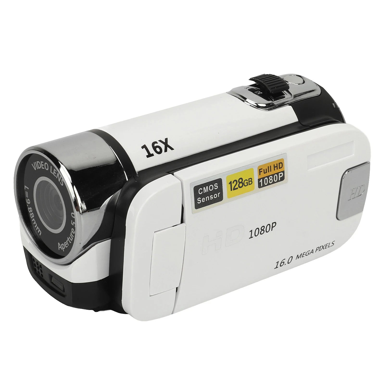 16MP Digital Camera HD Video Camcorder 2.4 Inch Rotatable Screen 16X Digital Zoom Video Camera Recorder USB Connection Port