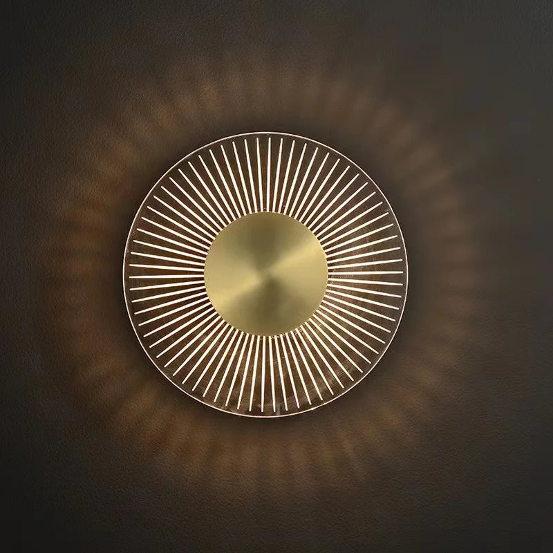 Nordic Modern Light Luxury Marble Wall Lamp Bedroom Background Led Lighting Decoration Creativity Mirror Aisle Sconce Indoor