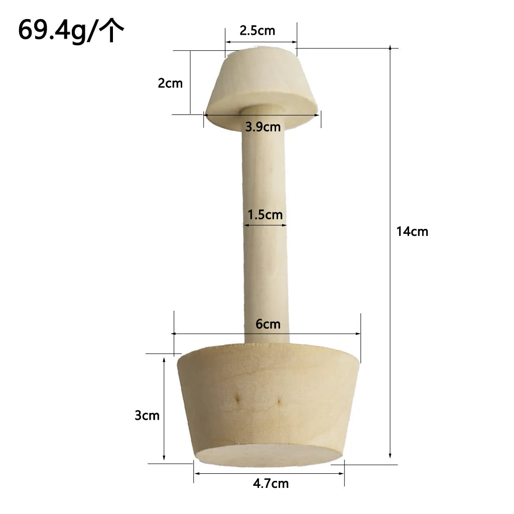 Premium Wooden Egg Tart Mold Double Side Tart Tamper Pastry Shaped Pusher For Baking Eggtart Pies Cake Kitchen Gadgets Tools