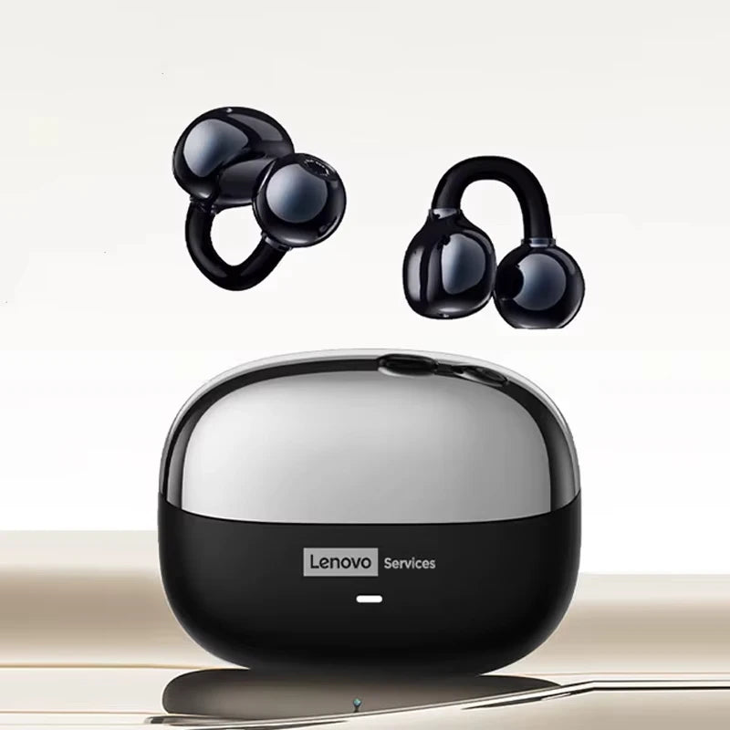 Choice Lenovo LE302 OWS Wireless Ear Clip Earbuds Bluetooth Low Latency HD Call HiFi Stereo Music Sports Open Ear Headphones New