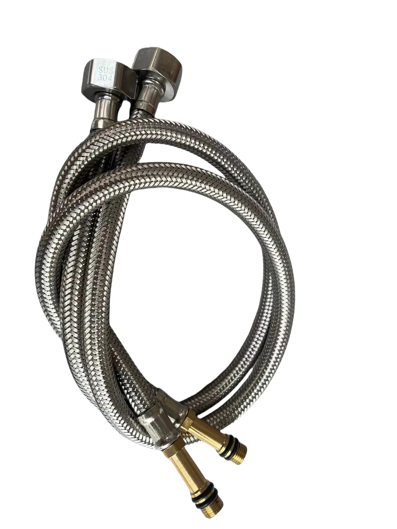 Bathroom faucet, 360 ° rotatable hot and cold sink faucet, space aluminum material