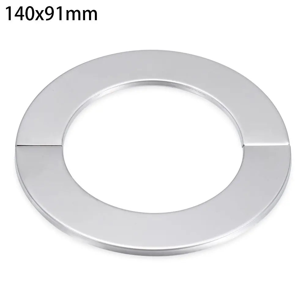 1Pc Stainless Steel Shower Kitchen Faucet Decorative Cover Wall Flange Self-Adhesive Pipe Wall Covers Bathroom Accessories New