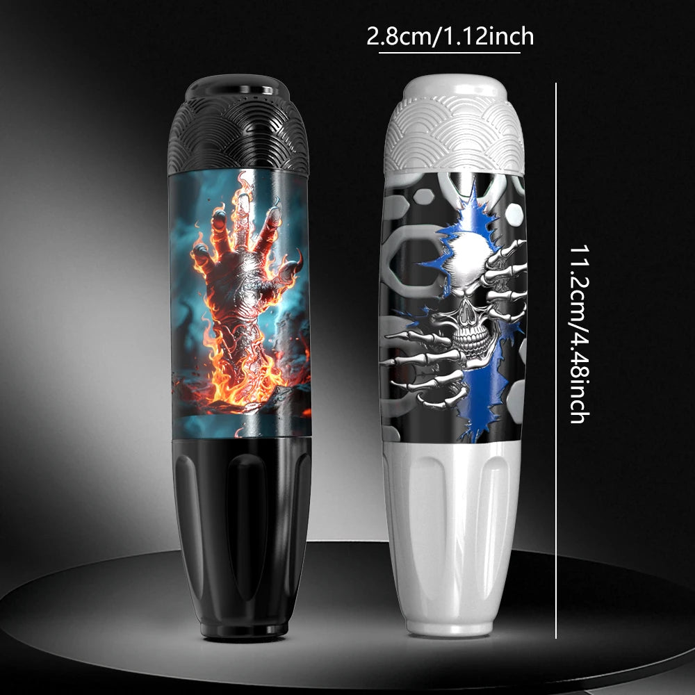 Goldplume Brand New Tattoo Gun Set, Rotary Tattoo Kit, Includes Power Supply, Cartridge Tattoo Needles, Suitable for Beginners and Professional Tattoo Artists