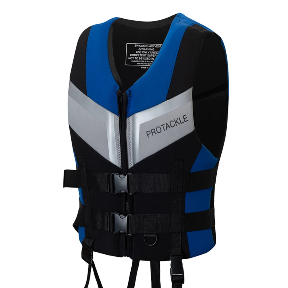 Fishing Water Ski Vest Buoyancy Boating Skiing Driving Vest Lightweight Safety Buckle Floating Foam for Surfing Sailboard Rowing