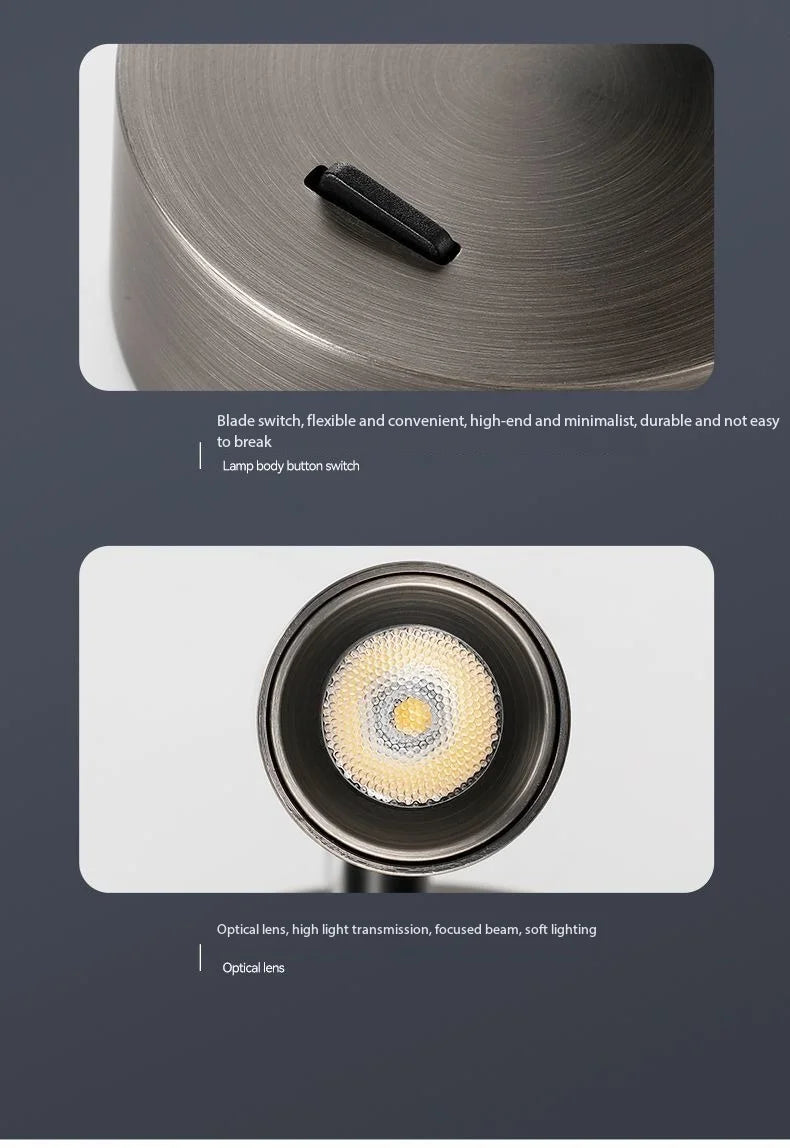 Modern LED Wall lights Rotatable Adjustable Reading Lights Bedroom Bedside Living Room Study Room indoor home Lighting Spotlight
