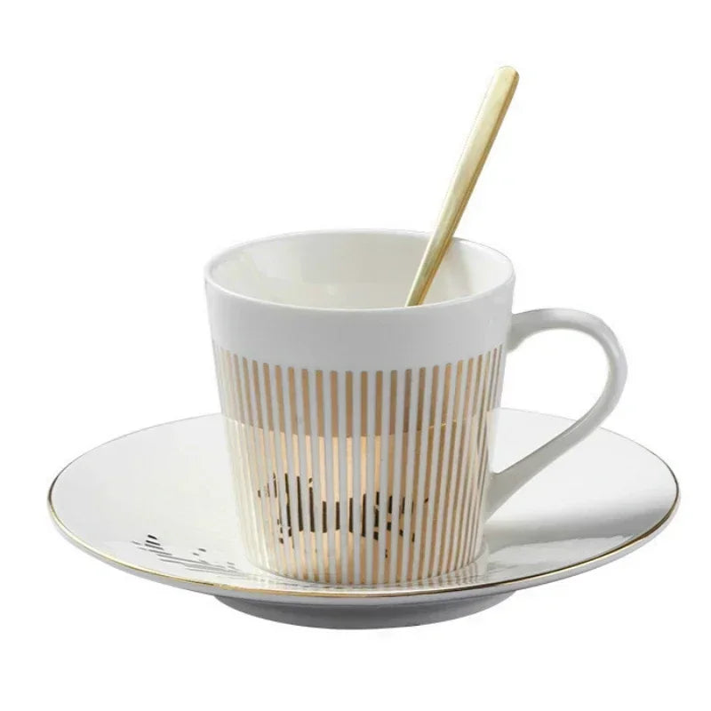 New Dynamic Mirror Reflection Cup Mug 250~300ml Home Drinkware Creative Ceramic Anamorphic Cup Coffee Tea Set Interesting Gift