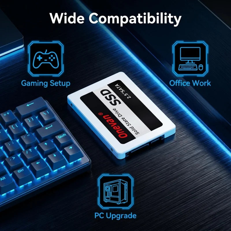 Internal Hard Drive SSD 2.5 Inch SATA Disk for Laptop - SSD  512GB 240GB 1TB 480GB 120GB 256GB - HDD 2.5 Hard Disk for Computer