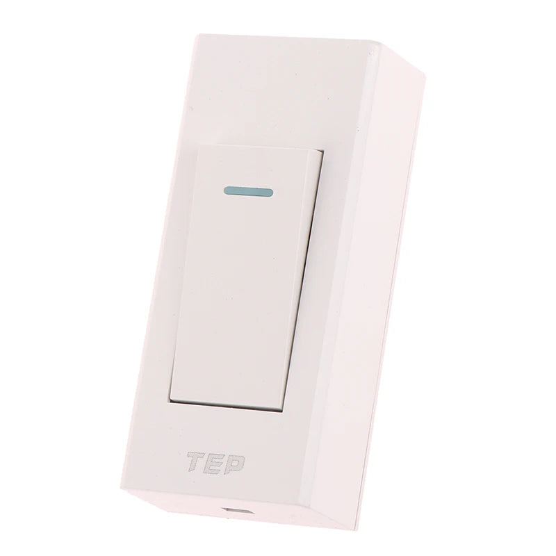 1 Gang 2 Way Surface Mount Switch Grey/White/Gold Panel Wall Light Switch Wire Hanging Installation Bedside On/Off Control Lamp