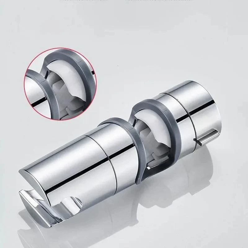 Universal Shower Head Holder Adjustable 18~25mm ABS Chrome Shower Rail Holder Bathroom Accessories Shower Mounting Brackets Univ