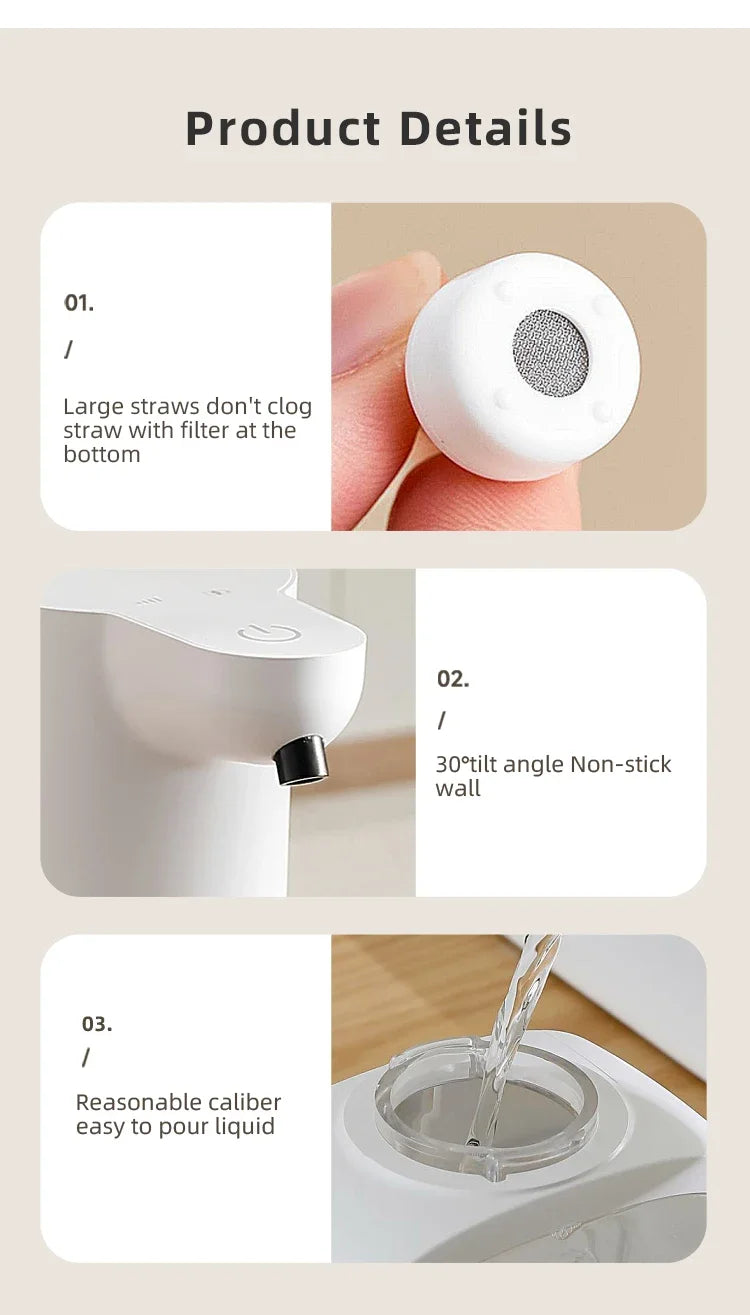 New smart sensor soap dispenser, automatic hand washer, electric foam hand sanitizer, detergent soap dispenser