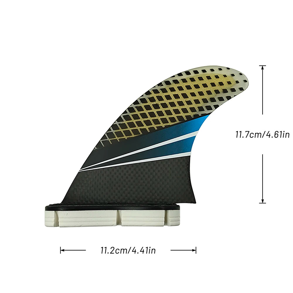 UPSUFRF Surfboard Fins G7 Flowing Fins PERFORMER PC CARBON TRI FIN UPSURF FCSⅡ L Thruster Surf Fins Stabilizers For Surfing