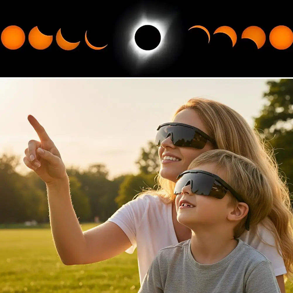 Solar Eclipse Glasses, UV Protection Eye Protection for Sun Viewing & Astronomy
