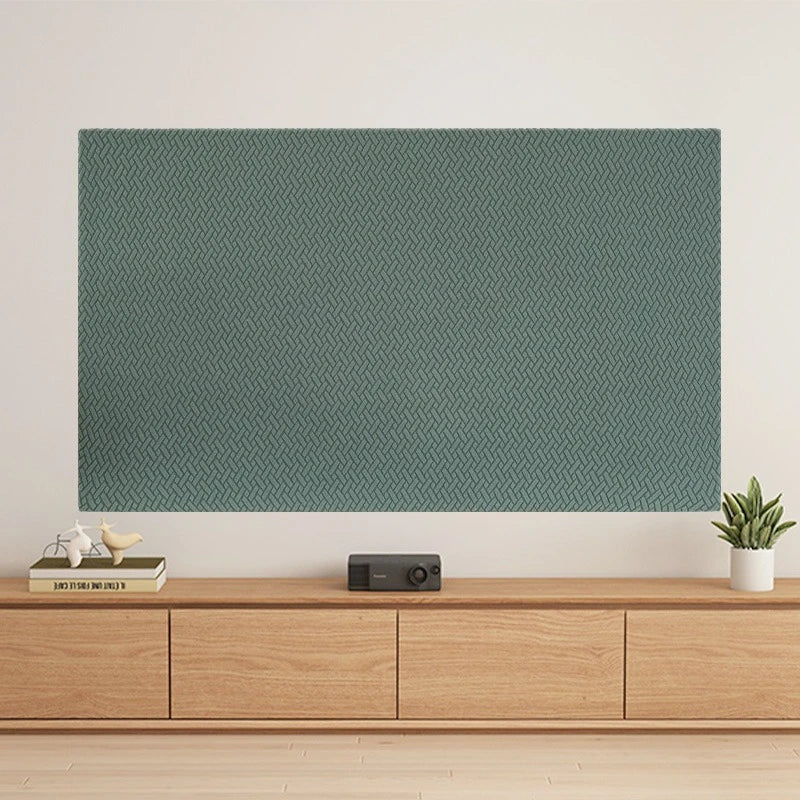 55/100/65 Inch LCD Screen TV Cover Solid Color Full Coverage Cloth Thickened High Elastic Dust Proof Cover Universal Decorative