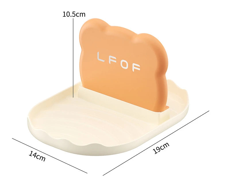Kitchen Bear Pot Lid Rack, Countertop Style Spoon And Fork Storage Rack, Household Spatula Storage Rack, Can Drain Water
