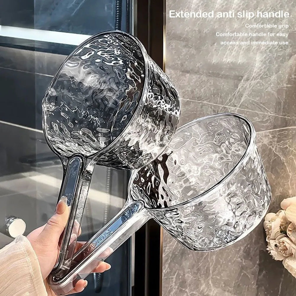 Durable Thickened Dipper Water Ladle PET Unbreakable Water Scoop Transparent Bathing Spoon Kitchen Gadgets