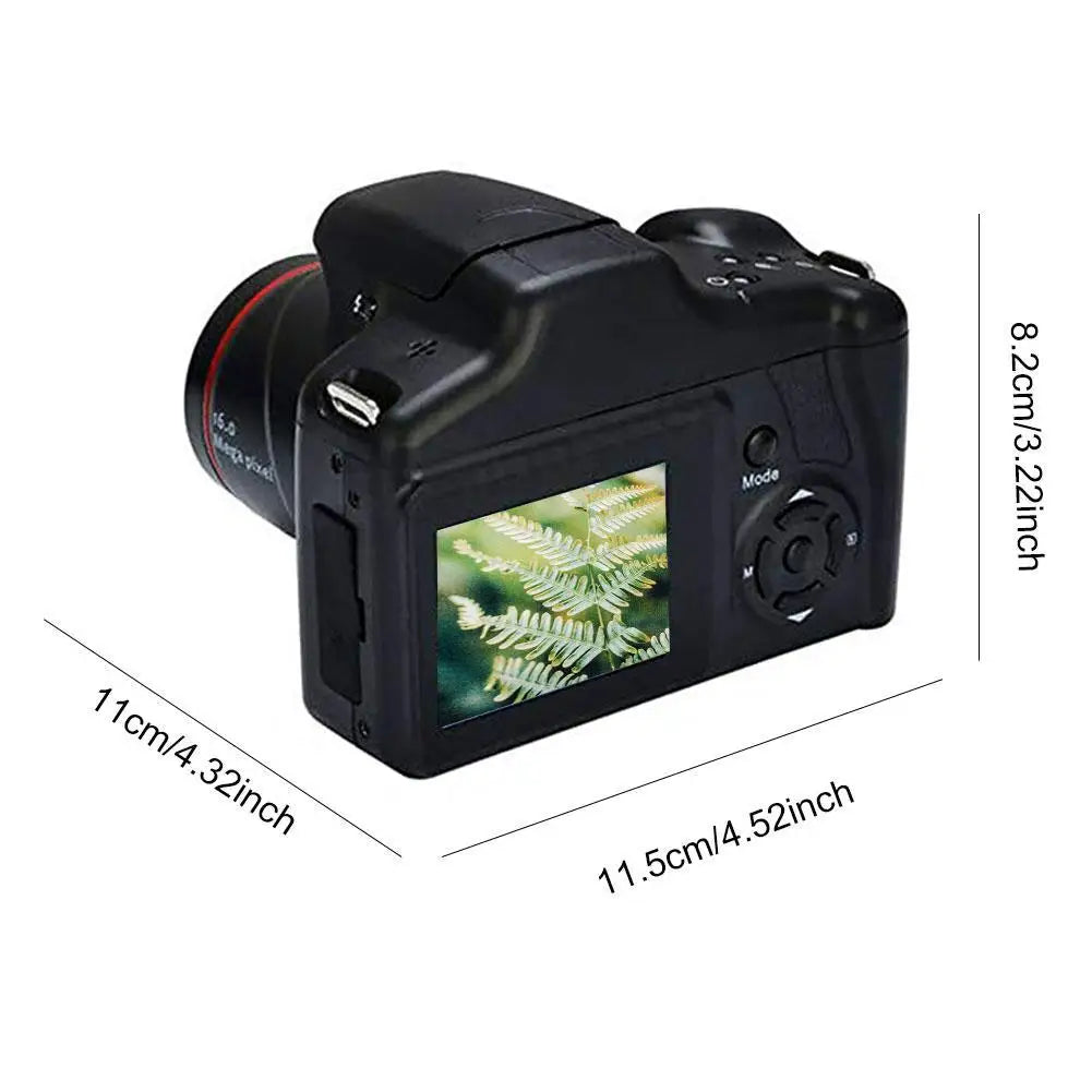 16MP Digital Camera with 2.4 Inch LCD Screen Camcorder 16X Digital Zoom Vlogging Camera Video Recorder for Photography
