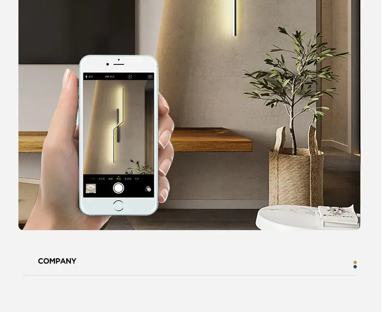Modern Minimalist LED Wall Lamps - Bedside Interior Lighting for Living Room Bedroom Stairs - TV Backlight Wall Decor Lights