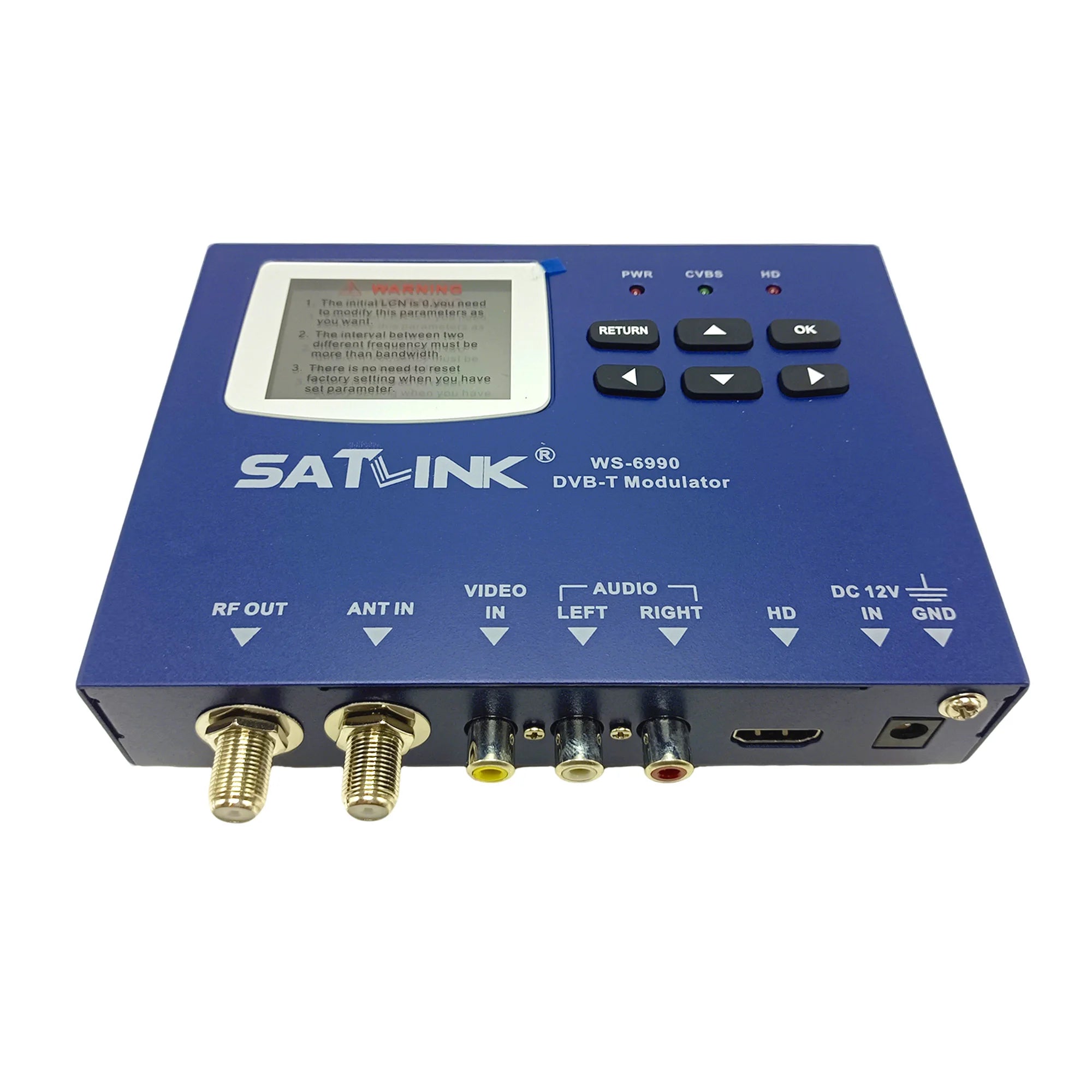 HD encoder modulator AV to RF HD to RF DVB-T DVB-C ISDBT TDT DTV modulator CATV self-produced programs