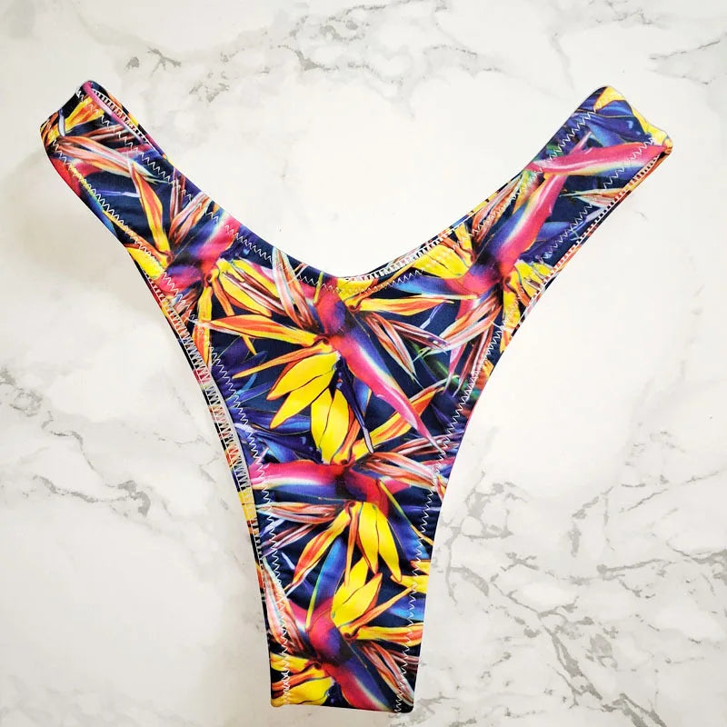 Bikini Brazilian  Beachwear Bikini Bottom Swimwear Bottom Thong Sexy Mini String Swimwear Bikini Swimsuit for Women Biquini