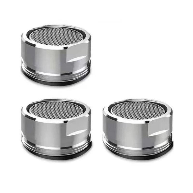 3PCS Brass Water Saving Faucet Tap Aerator M24 Thread Bathroom Faucet Bubbler Stainless Steel Replaceable Filter Mixed Nozzle