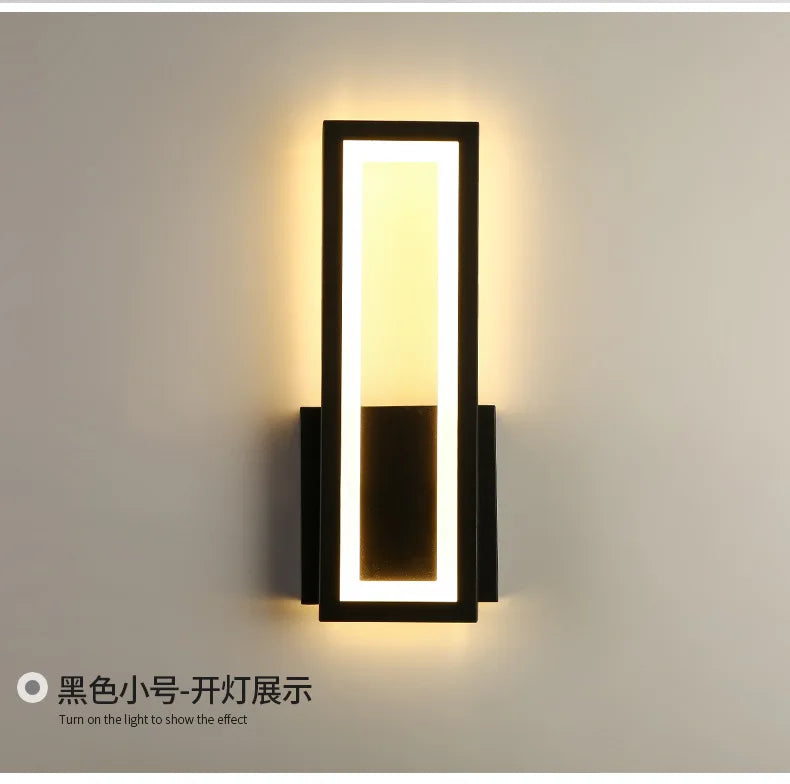 Modern Creative Wall Light LED Simple TV Background Wall Lights Bedroom Bedside Wall lamp Decorations Kitchen Indoor Lighting