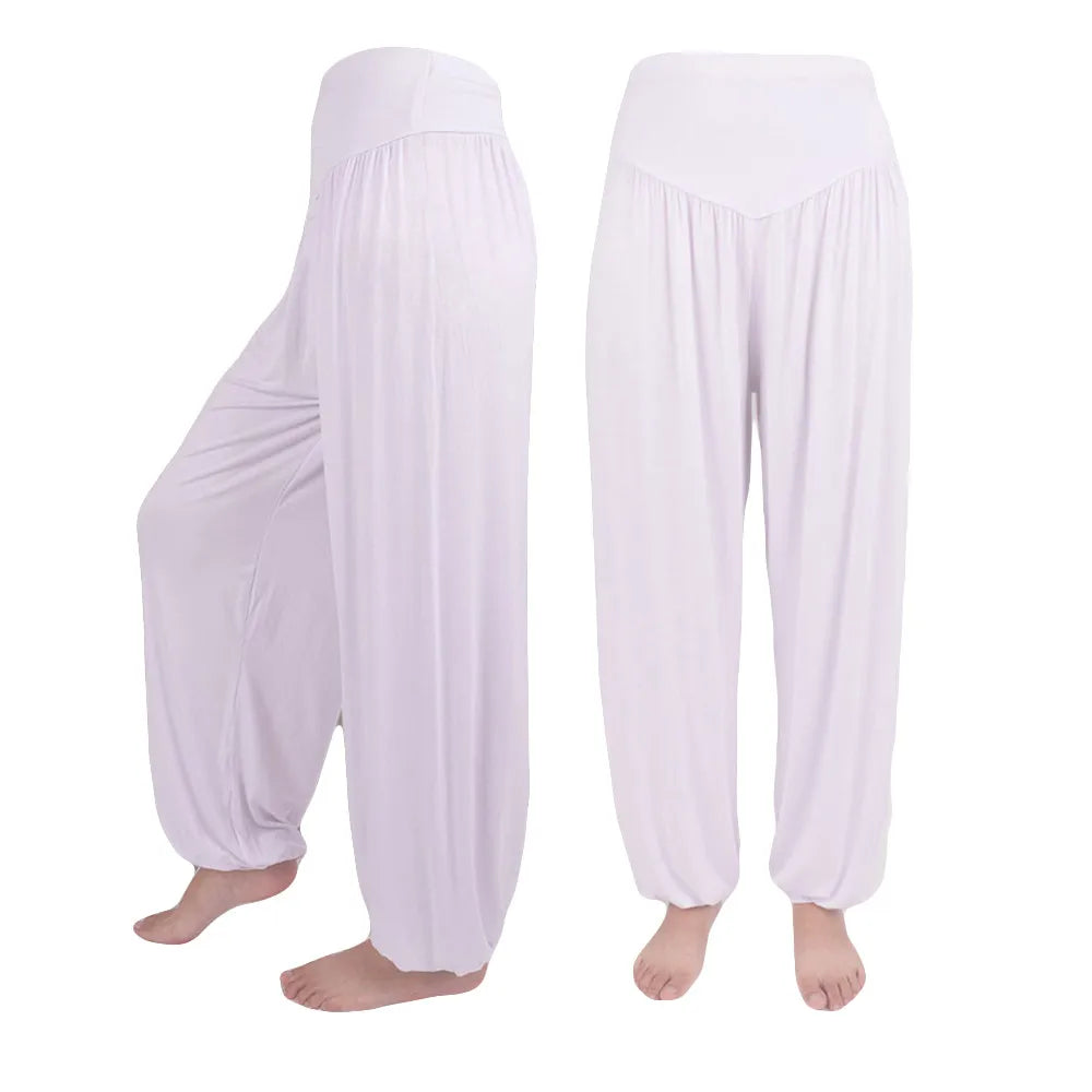 Yoga Pants Loose Harem Pants For Women Training Dance Trousers Sport Running Yoga Pants High Waist Ladies Trousers
