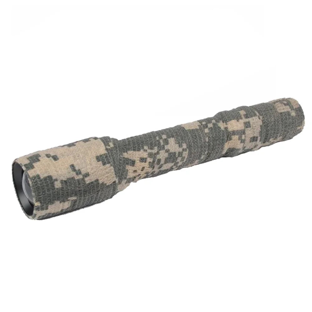 Elastic Wrap Tape  Adhesive Outdoor Hunting Camouflage Stealth Tape Waterproof Wrap Durable Self Adhesive Elastic Bandage