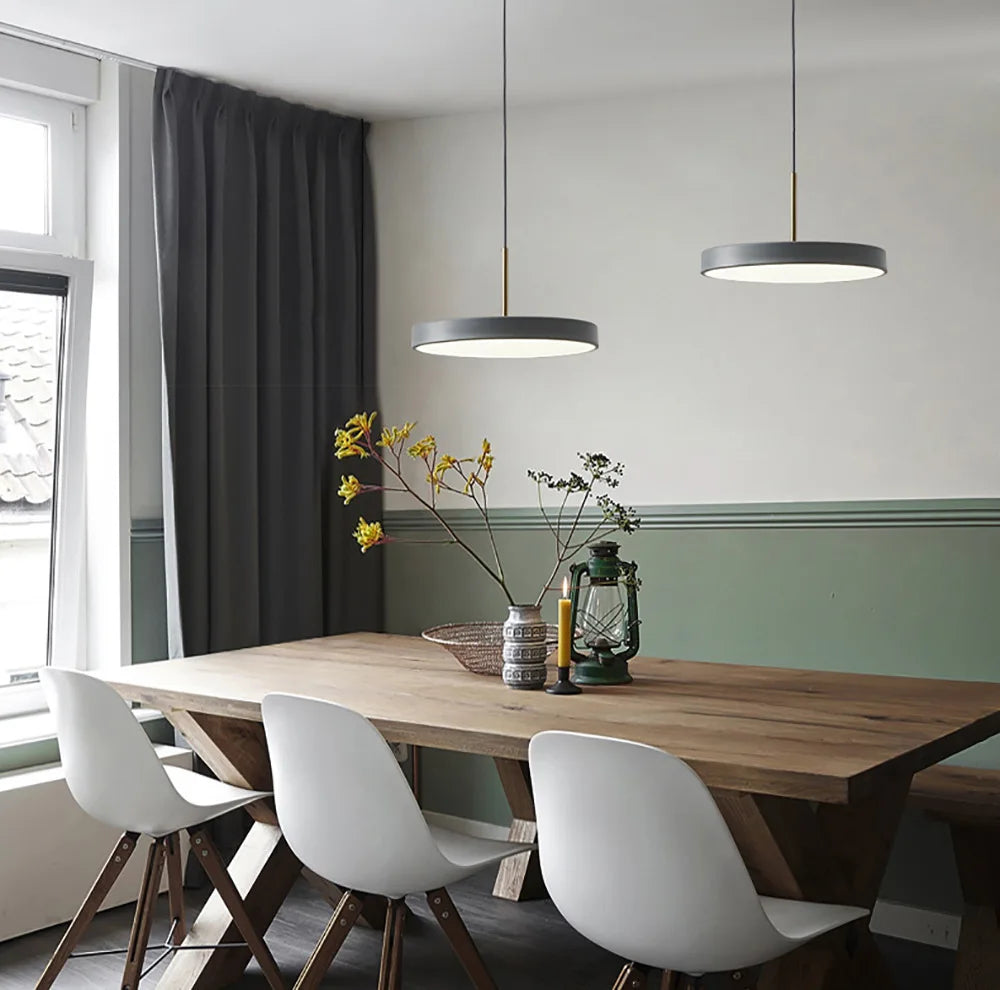 Nordic Modern Led Pendant Chandelier Adjustable Modern Led Chandeliers and Pendant Lights Office Cafe Canteen Restaurant