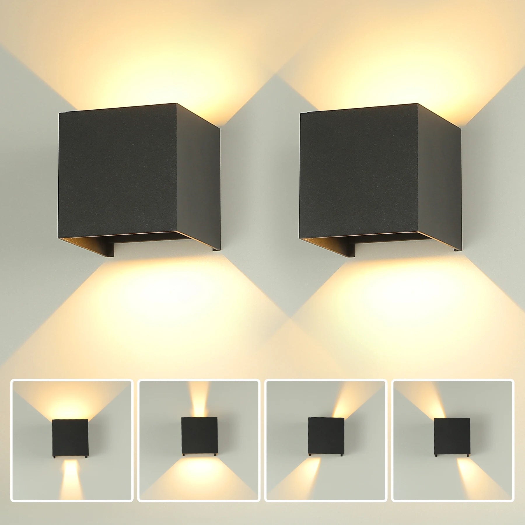 Modern Led Wall Lamp Indoor Decor Lamp Sconces Fixture for Living Room Kitchen Bedroom Waterproof Room Decoration Wall Light