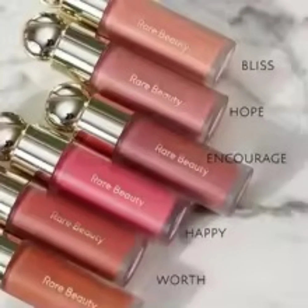 Rare Beauty New Smooth Liquid Lip Gloss Hydrating Moisturizing Lasting Natural Bright Lightweight Nutrient Repair Tinted Lip Oil