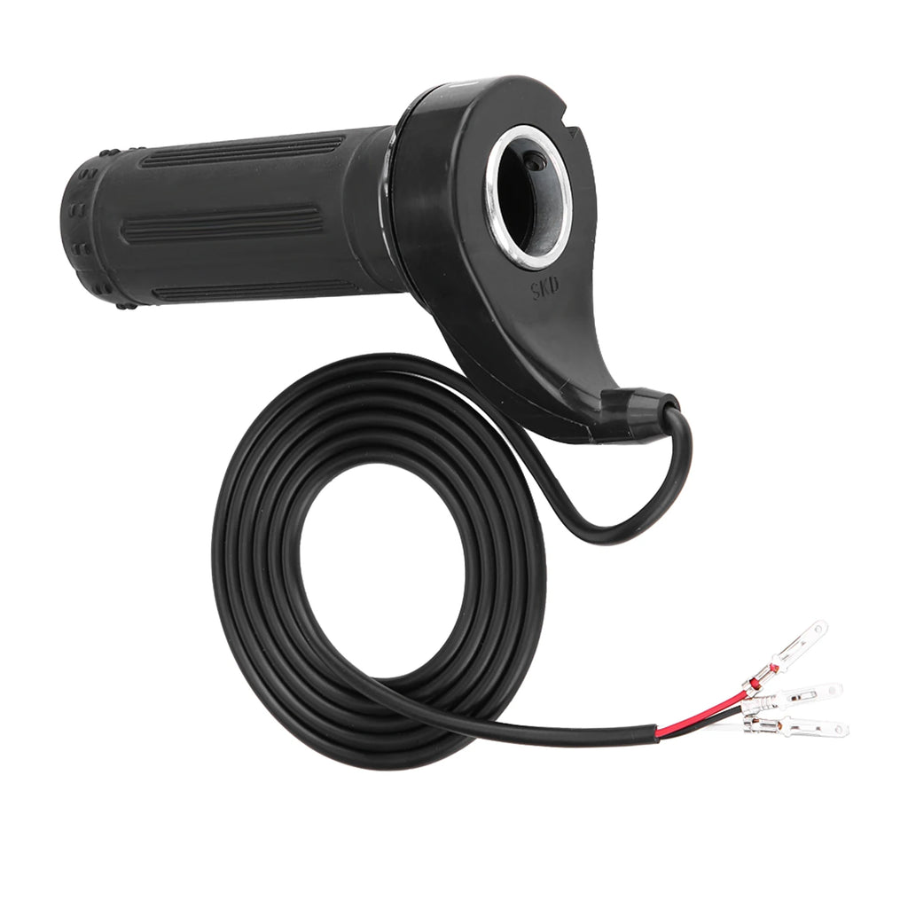 Electric Scooter Ebike E-bike Motorcycle Tricycle Twist Throttle Grip with 3 Wires Hall Sensor Turn Handle Accelerator 130cm