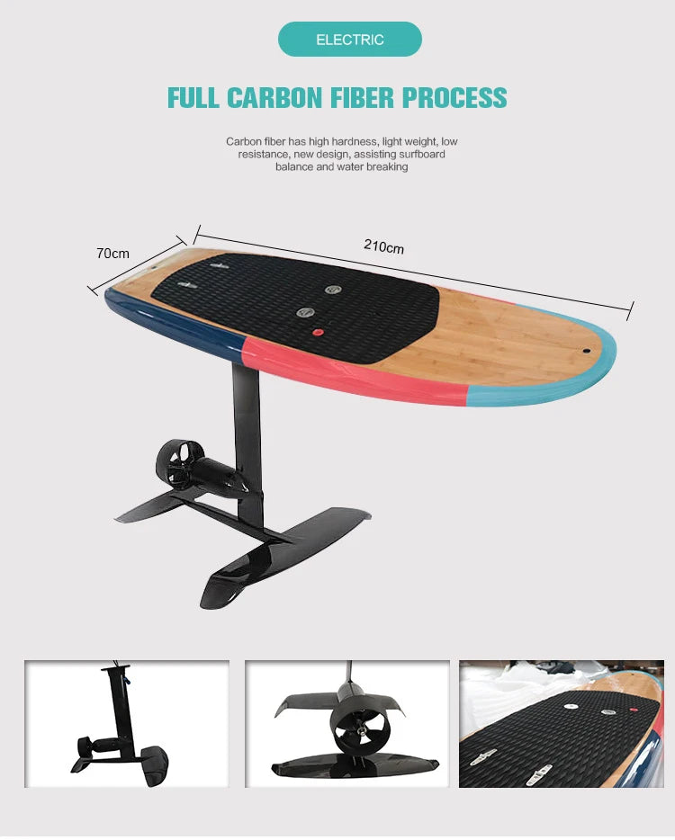 Lightweight Carbon Efoil Hydrofoil Surfboard,Made In China Offshore Electric Foil Board For Water Sports