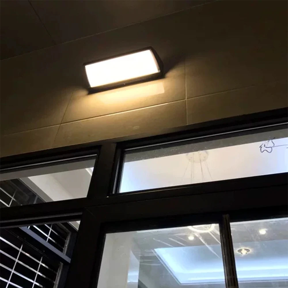 Modern Outdoor LED Wall Light Waterproof 110V 220V Exterior Wall Light For Porch Garage Garden Courtyard Villa Indoor Wall Lamp