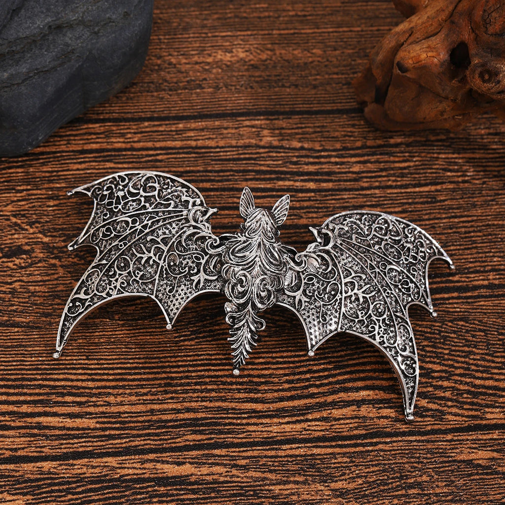 Viking Retro Long Hair Bat Hairpin, Personalized Fashion Trend Hairpin, Norwegian Style Women's Versatile Accessory, Party Accessory, Christmas, Mother's Day, Valentine's Day, Birthday Gift