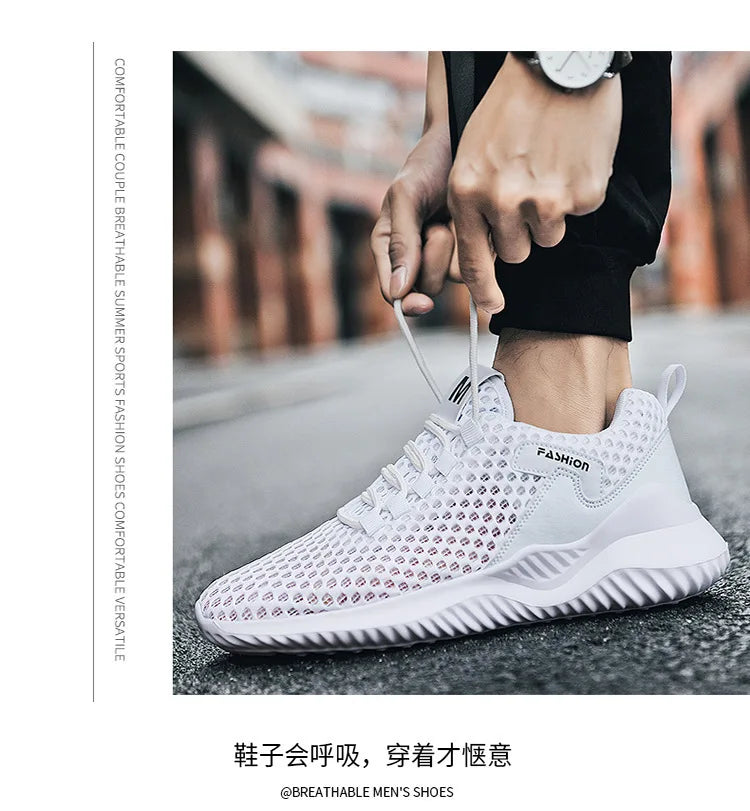 2026 Summer Men's Loafers Walking Mesh Breathable Summer Comfortable Casual Shoes Sneakers Zapatillas Hombre Men Running shoes
