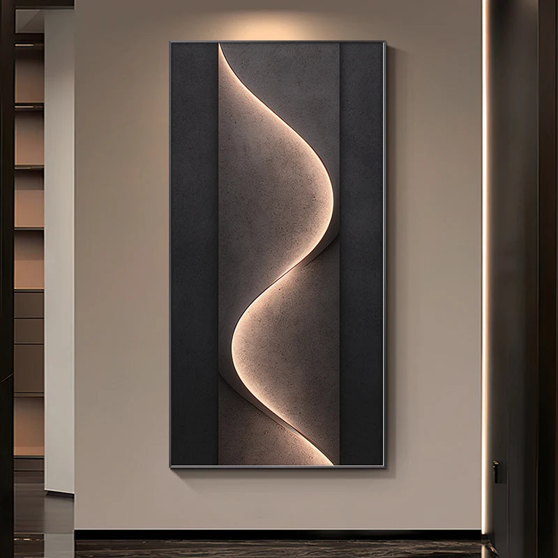Luxury LED Wall Lamp Living Room Background Corridor Hotel Home Decoration High-end Luster Hanging Painting Modern Mural Light