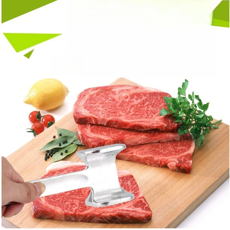 Household Aluminum Alloy Meat Tenderizer Hammer Heavy Duty Double-Sided Tenderizer Kitchen Tool