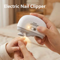Electric Nail Clipper for Baby Adult 2 Speeds Rechargeable Nail Trimmer with Light 2 in1 Grinding and Polishing Manicure Tool