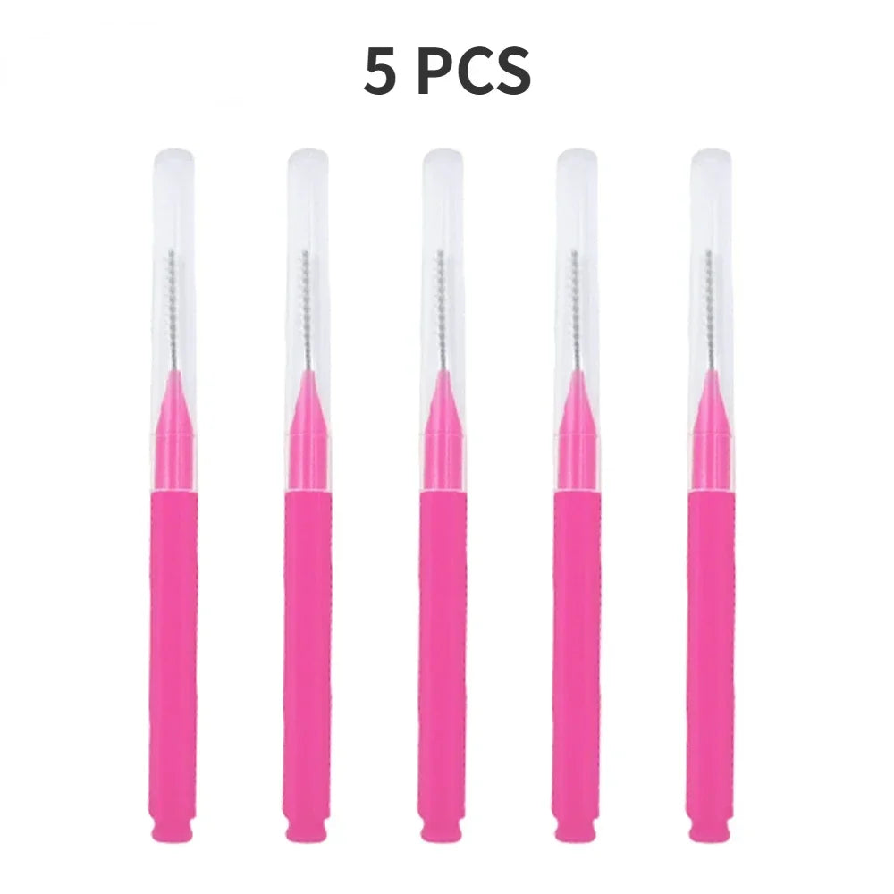 10/50PS Portable Mini Eyebrow Brushes Disposable Eyelash Brow Lifting Brush Applicators Lash Extension Comb Beauty Makeup Tools