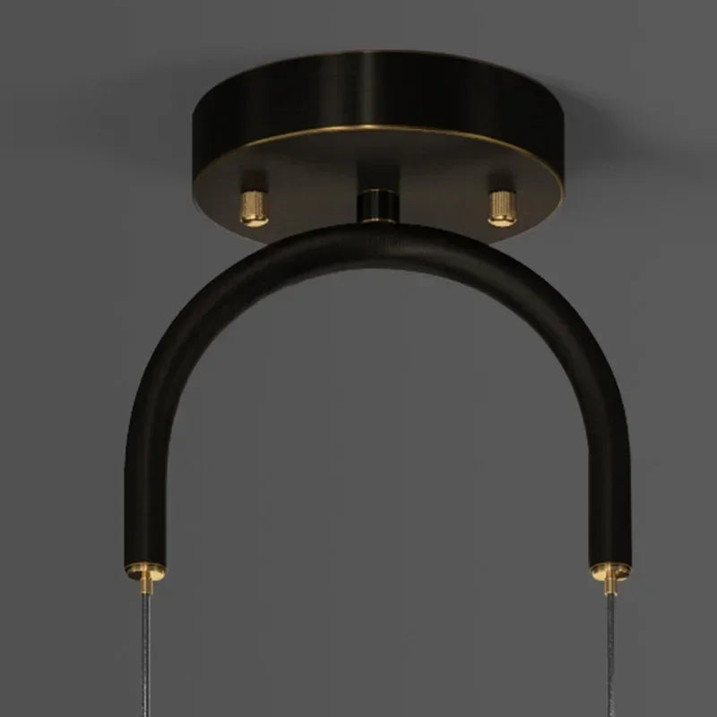 Modern Led Pendant Lights For Bedroom Creative Home Decor Haning Lamp Luxury Dining Room Lighting Gold / Black Crystal Fixtures