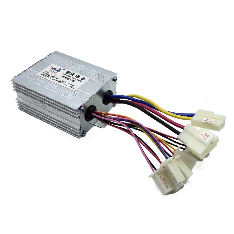 Electric Bike Bicycle Scooter Accessories Motor Brushed Controller & Throttle Twist Grip 12V 24V 36V 48V 250W 350W 500W 1000W