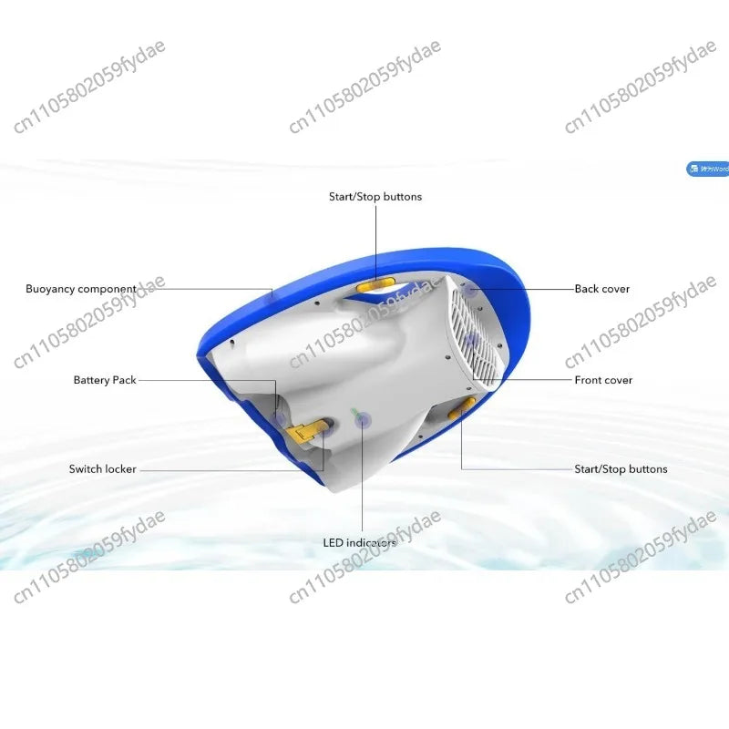 Lightweight Smart Electric Snorkeling Board 60 Minutes Plus Battery