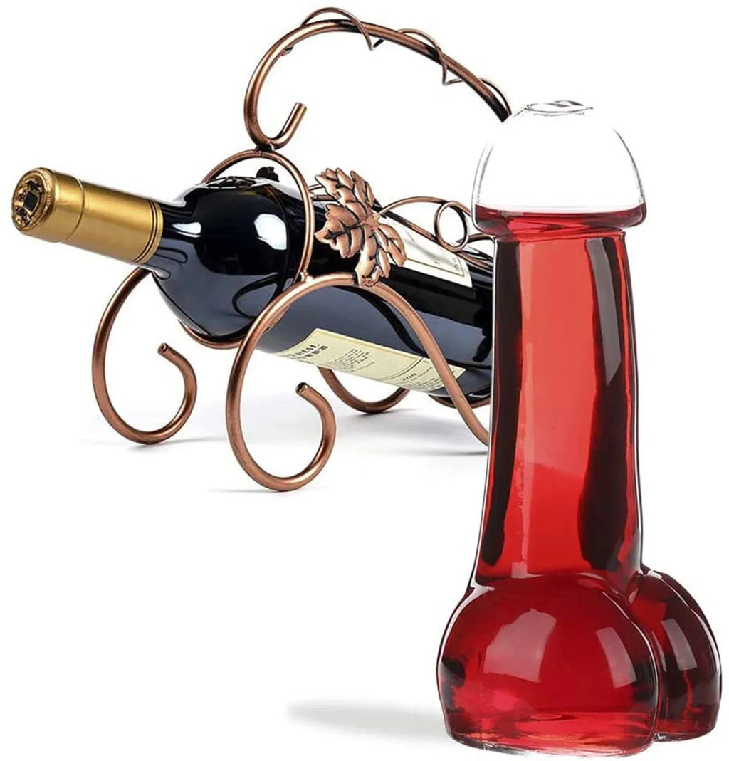 Clear Small Glass Bottle Cocktail Glasses for Club Party Night Bar KTV Show No Sprinkle Novelty Drinking Glasses