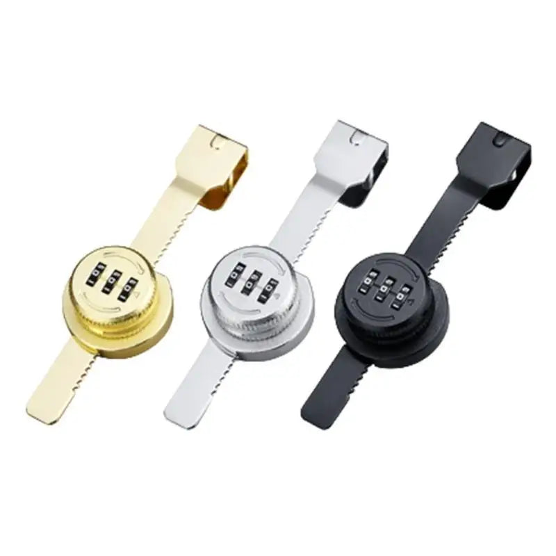 652F 3Digit Combination Lock Alloy Door Safety Lock Keyless Latches Mechanical Password Lock Sliding Glass Door Lock