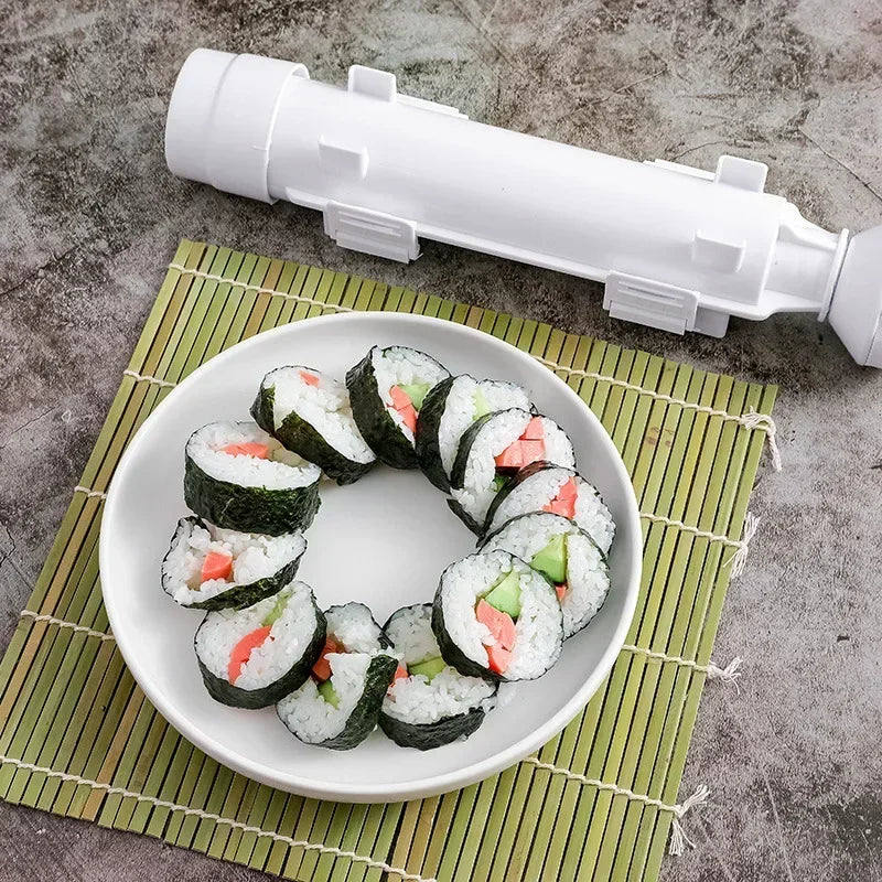 Quick Sushi Maker DIY Roller Rice Mold Meat Vegetable Rolling Mold Sushi Device Making Machine Bento Kitchen Gadgets